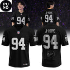 Las Vegas Raiders x BTS Signature 2026 Personalized Football Jersey