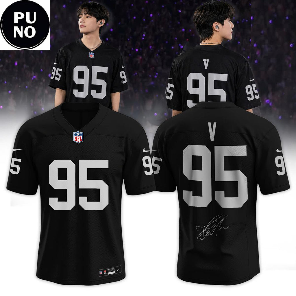 Las Vegas Raiders x BTS Signature 2026 Personalized Football Jersey