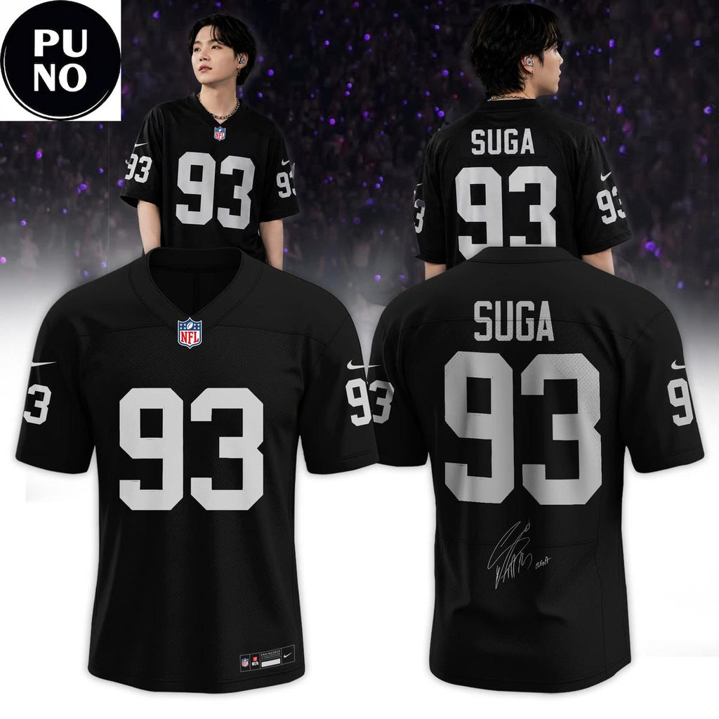 Las Vegas Raiders x BTS Signature 2026 Personalized Football Jersey