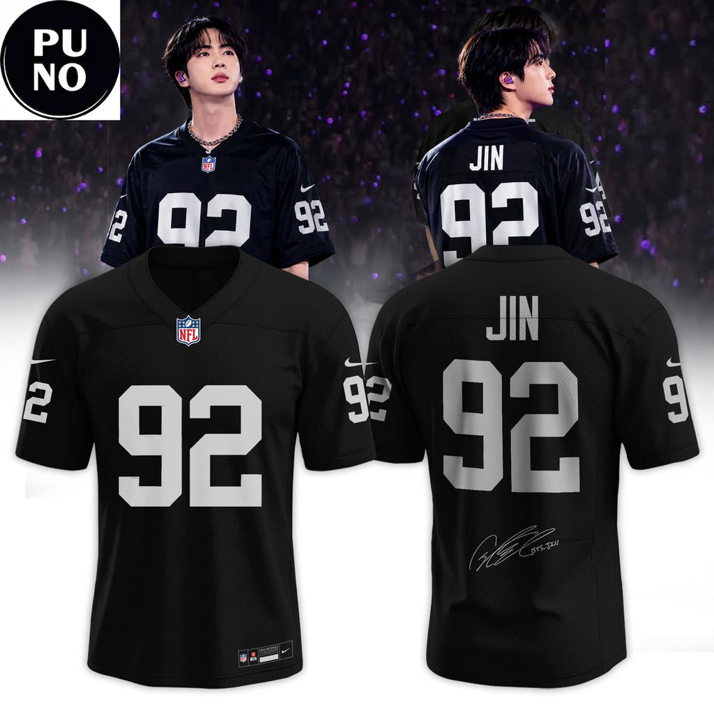 Las Vegas Raiders x BTS Signature 2026 Personalized Football Jersey