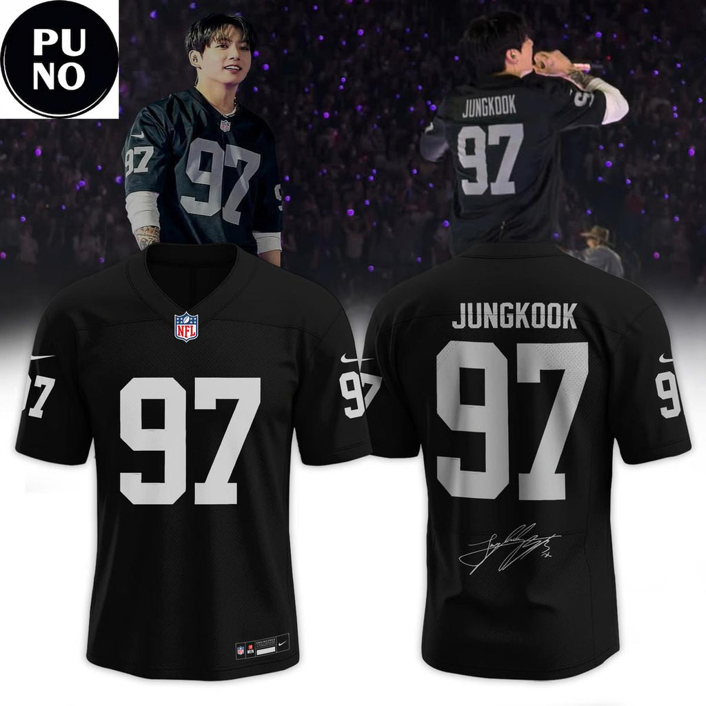 Las Vegas Raiders x BTS Signature 2026 Personalized Football Jersey