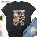 Legends Never Die Jimmy Buffett And Toby Keith Thank You For The Memories T-Shirt
