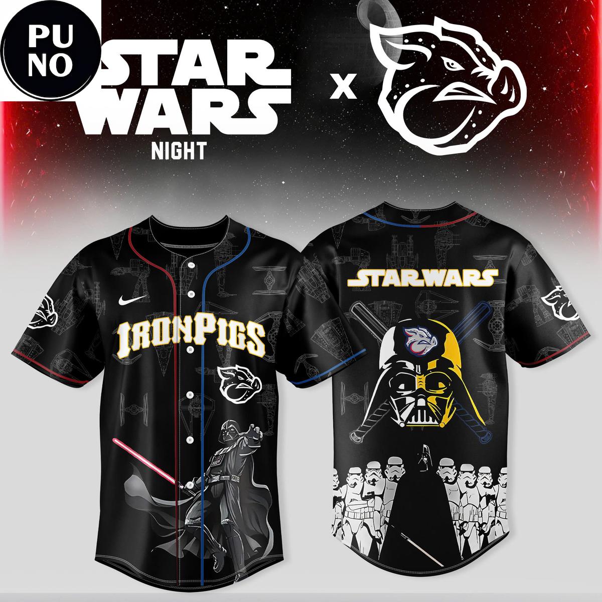 Lehigh Valley IronPigs x Star Wars Night 2026 Baseball Jersey