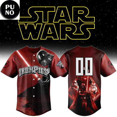 Lehigh Valley IronPigs x Star Wars Night 2026 Personalized Baseball Jersey