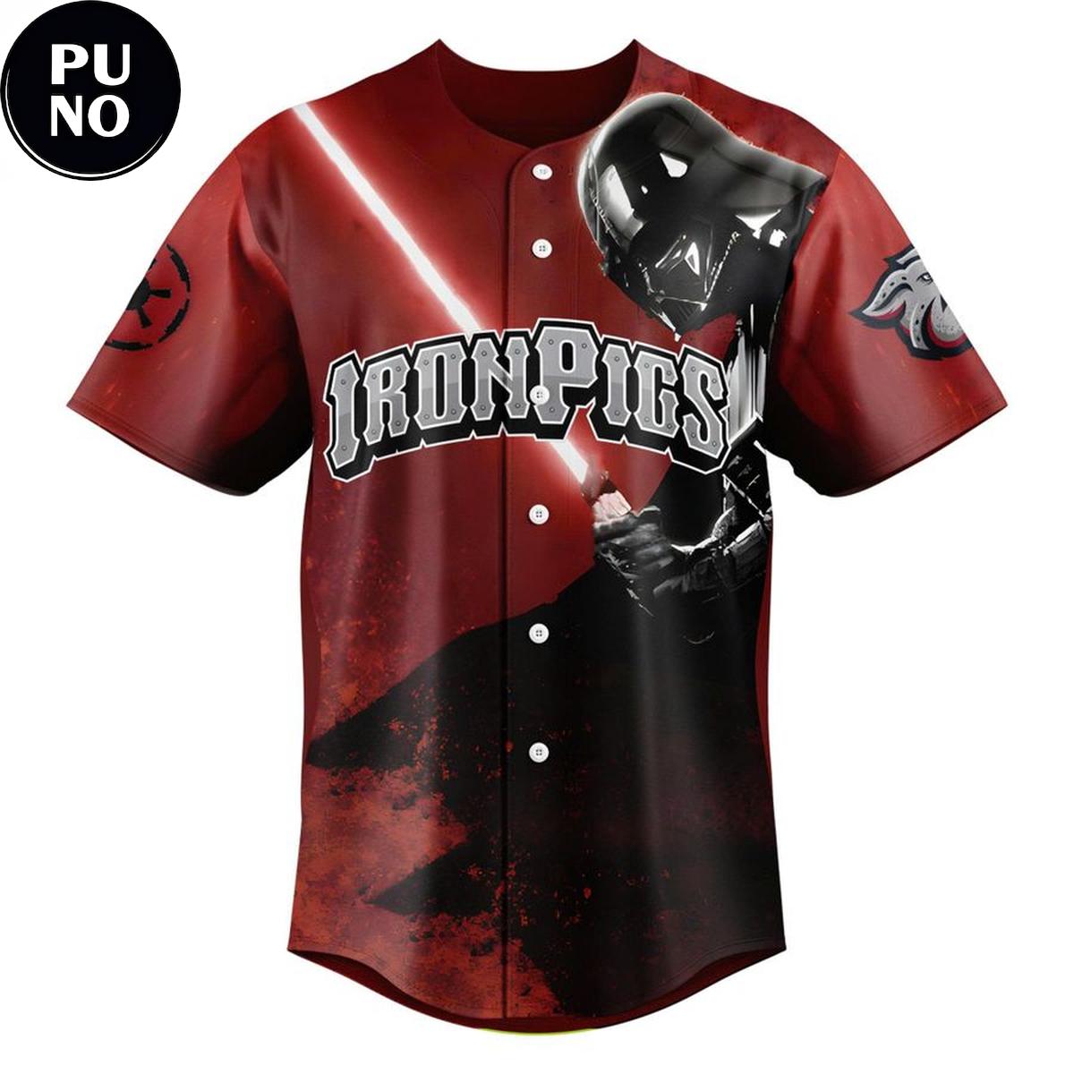 Lehigh Valley IronPigs x Star Wars Night 2026 Personalized Baseball Jersey