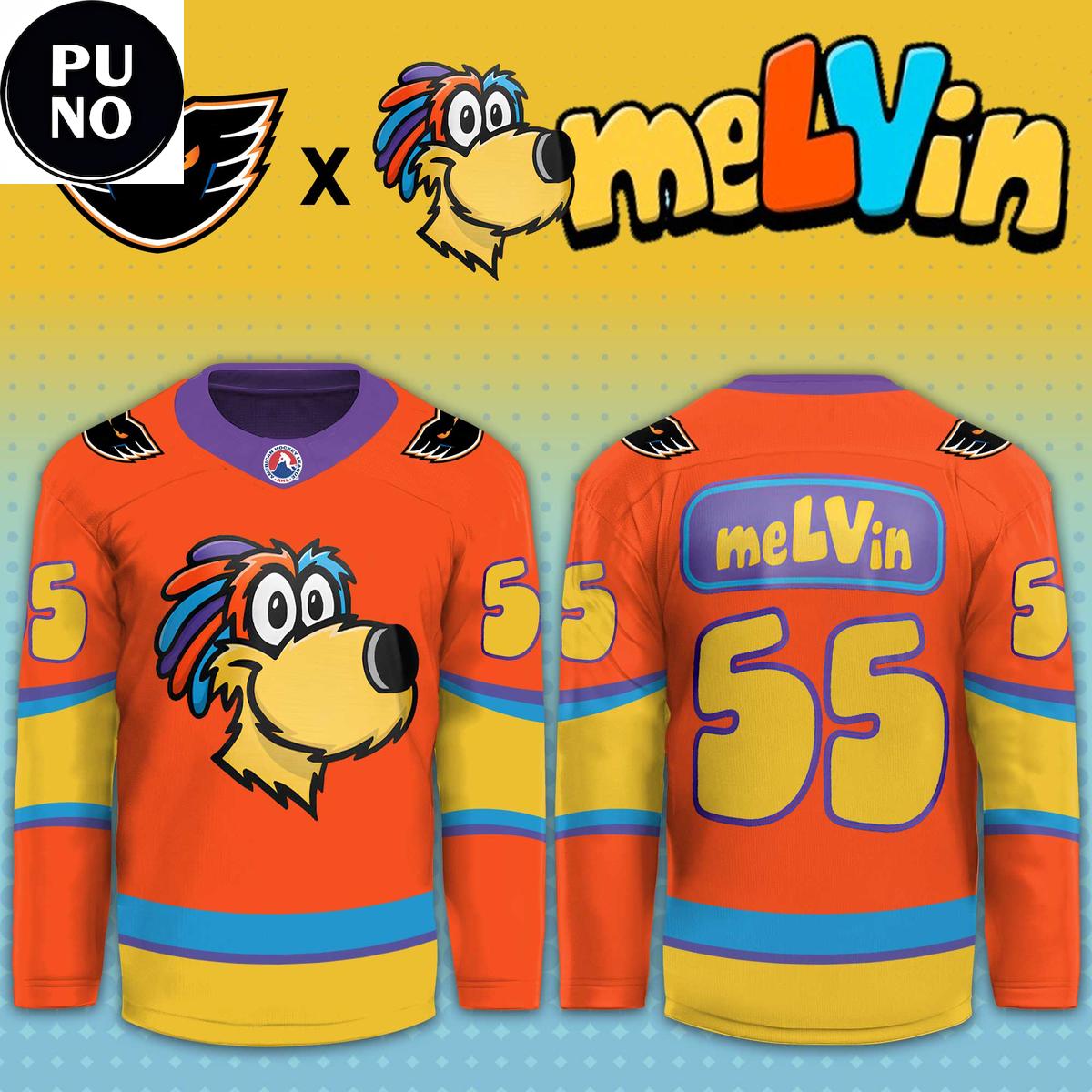 Lehigh Valley Phantoms x Melvin 55 2026 Hockey Jersey