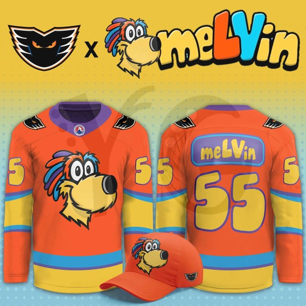 Lehigh Valley Phantoms x Melvin Special Edition Hockey Jersey