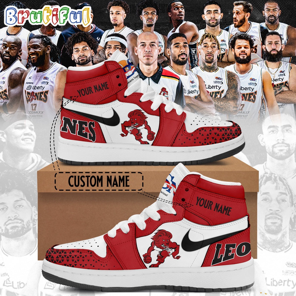 Leones De Ponce Basketball 2024 Air Jordan 1 Hightop Shoes
