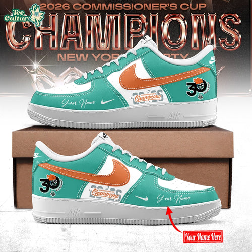 Limited Edition New York Liberty 2026 WNBA Commissioner’s Cup Champions Air Force 1 Sneakers
