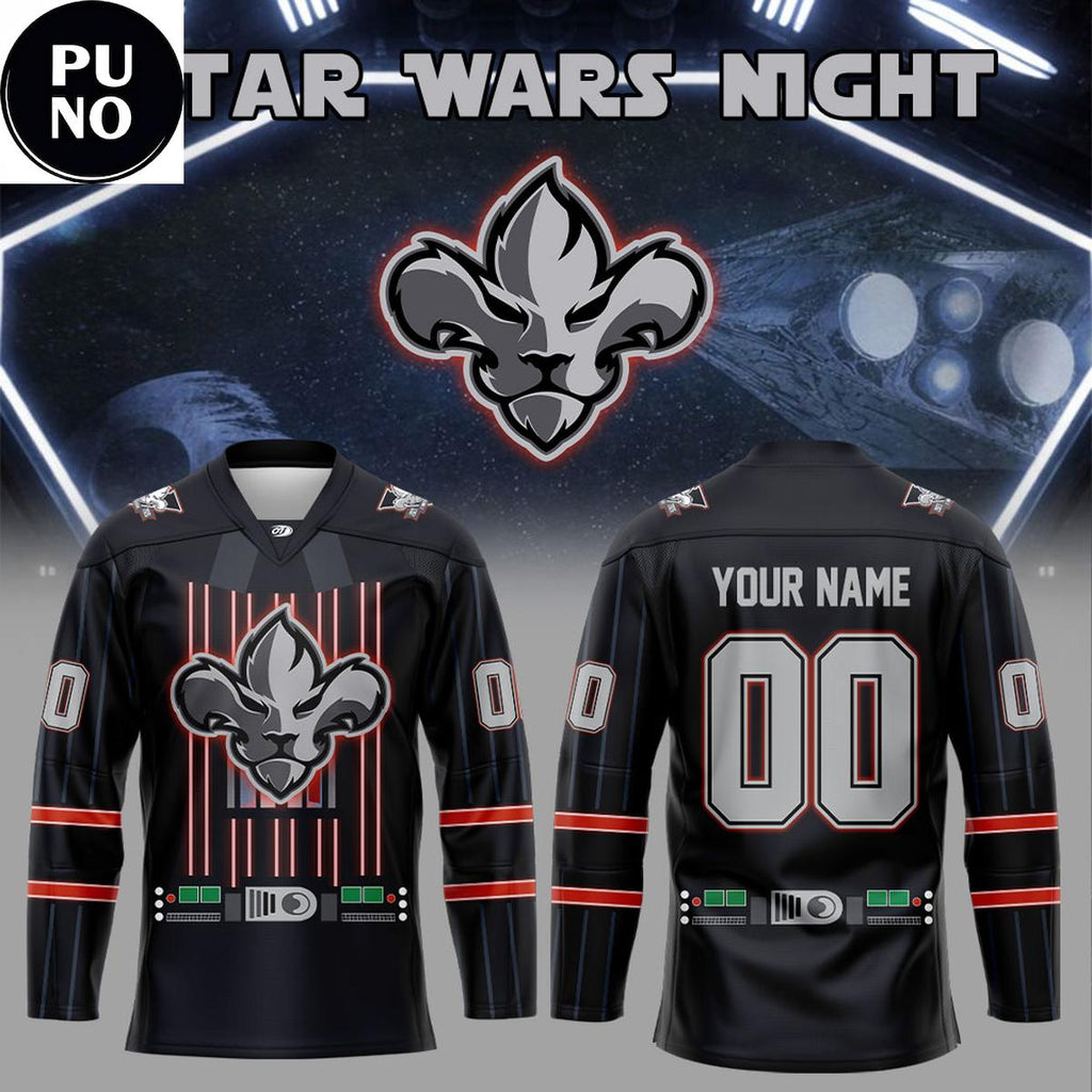 Lions de Trois-Rivières x Star Wars Night 2026 Personalized Hockey Jersey