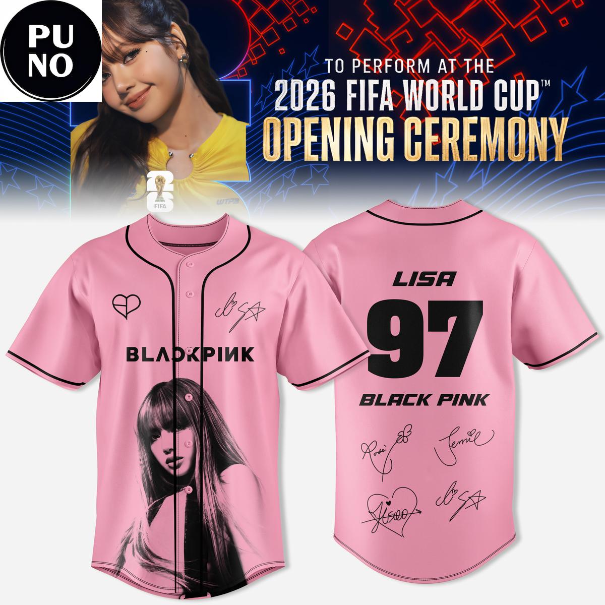 Lisa x Fifa World Cup Opening Ceremony 2026 Baseball Jersey