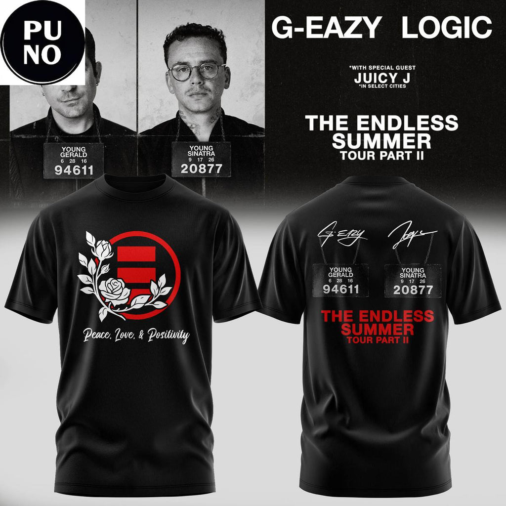 Logic & G-Eazy The Endless Summer Tour Part II 2026 Hoodie T-Shirt