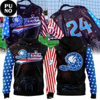 Long Island Ducks Celebrating 4th of July 2026 Fireworks Hoodie T-Shirt