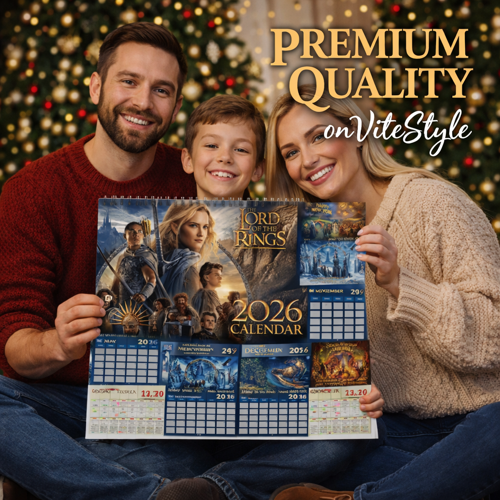 Lord of the Rings 2026 Wall Calendar