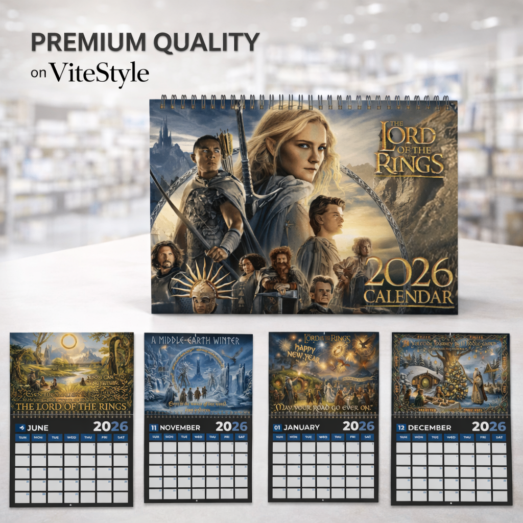 Lord of the Rings 2026 Wall Calendar