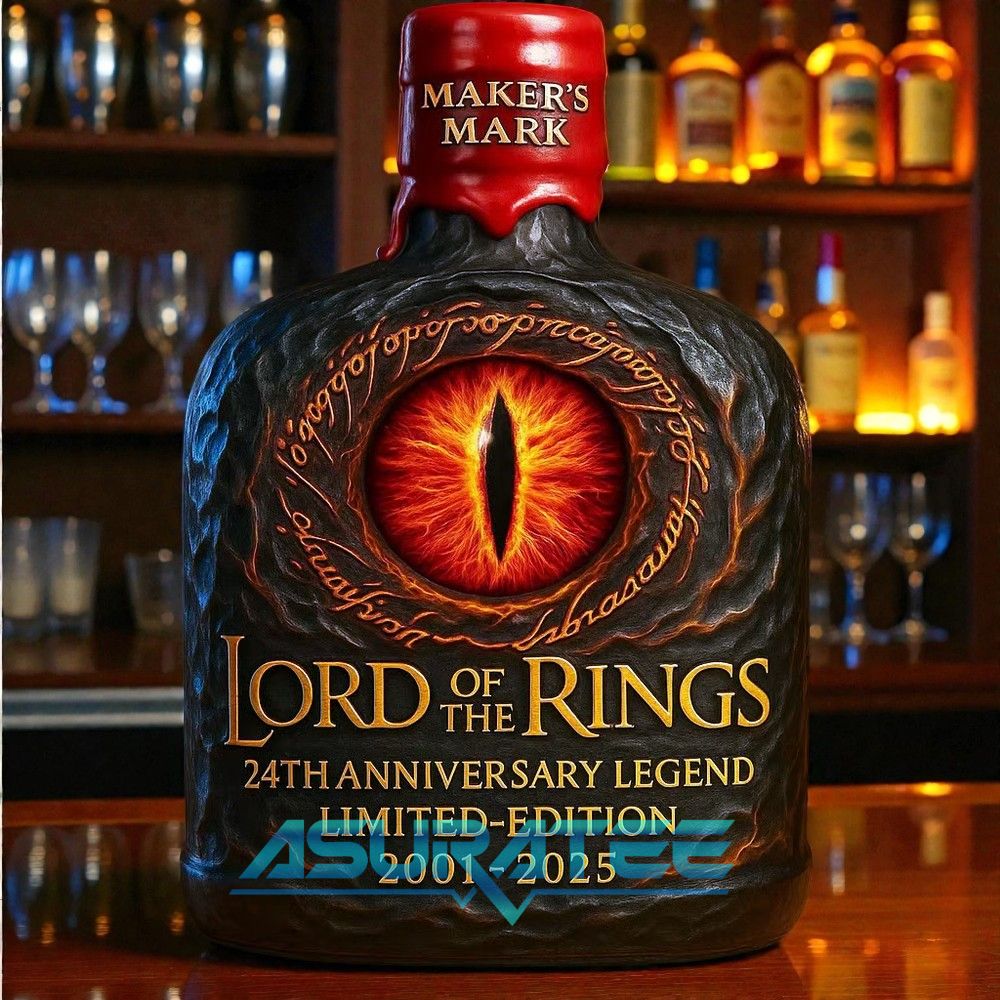 Lord of the Rings 24th Anniversary Whiskey Bottle