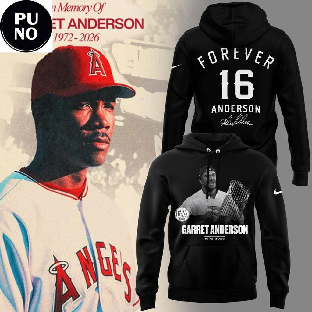 Los Angeles Angels 2026 In Memory of Garret Anderson Hoodie T-Shirt