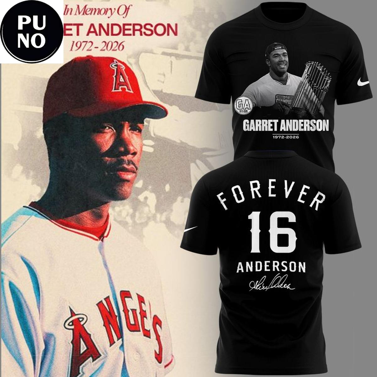 Los Angeles Angels 2026 In Memory of Garret Anderson Hoodie T-Shirt