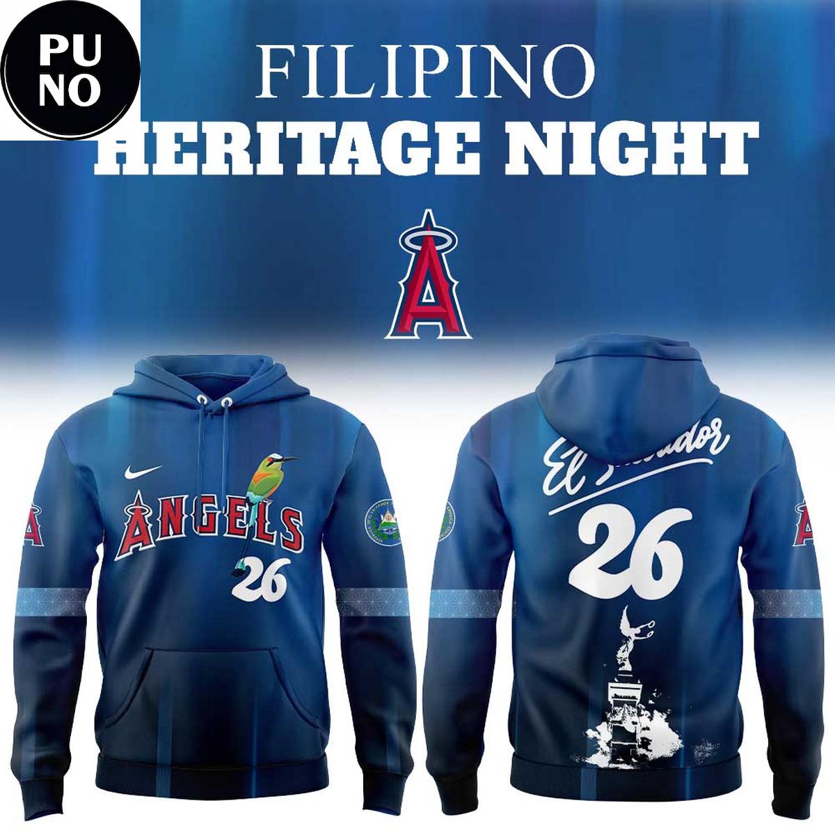 Los Angeles Angels Filipino Heritage Night 2026 Hoodie T-Shirt