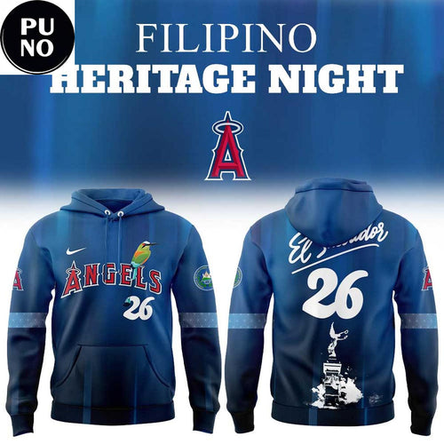 Los Angeles Angels Filipino Heritage Night 2026 Hoodie T-Shirt