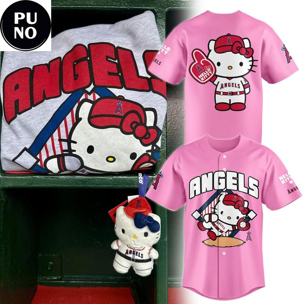 Los Angeles Angels x Hello Kitty Day 2026 Baseball Jersey