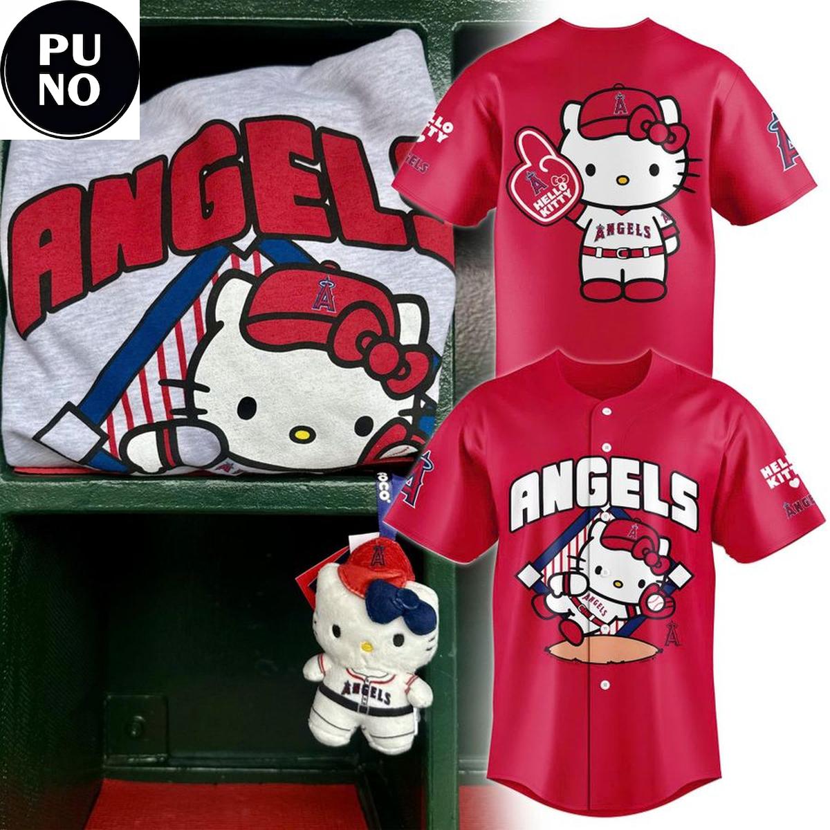 Los Angeles Angels x Hello Kitty Day 2026 Baseball Jersey