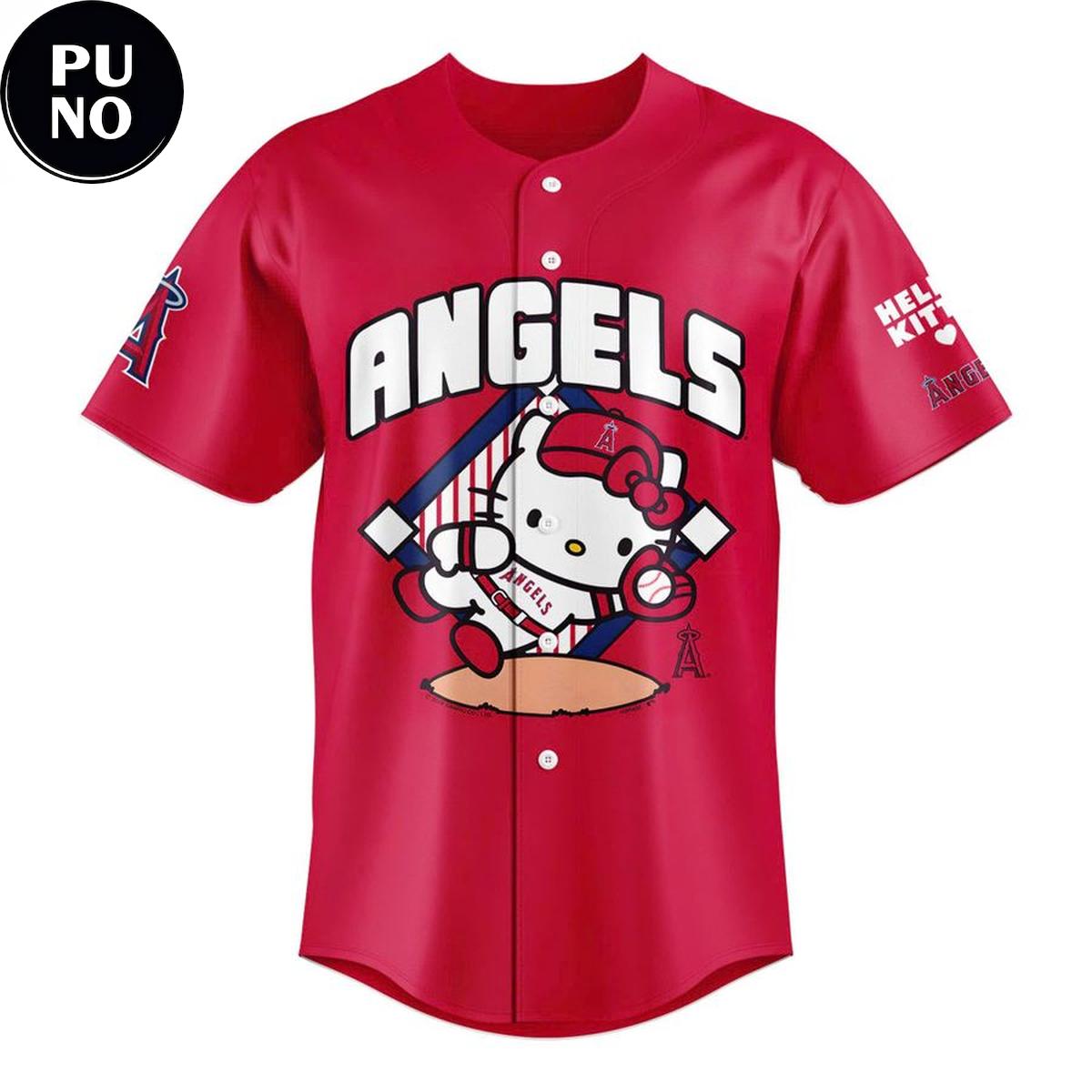 Los Angeles Angels x Hello Kitty Day 2026 Baseball Jersey