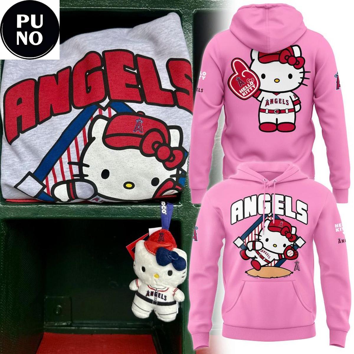 Los Angeles Angels x Hello Kitty Day 2026 Hoodie T-Shirt