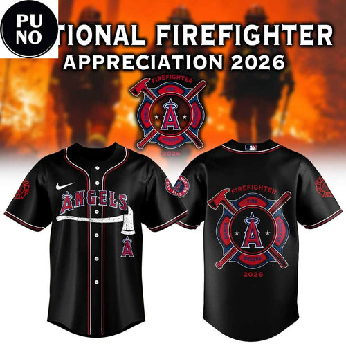 Los Angeles Angels x National Firefighter Appreciation 2026 Baseball Jersey