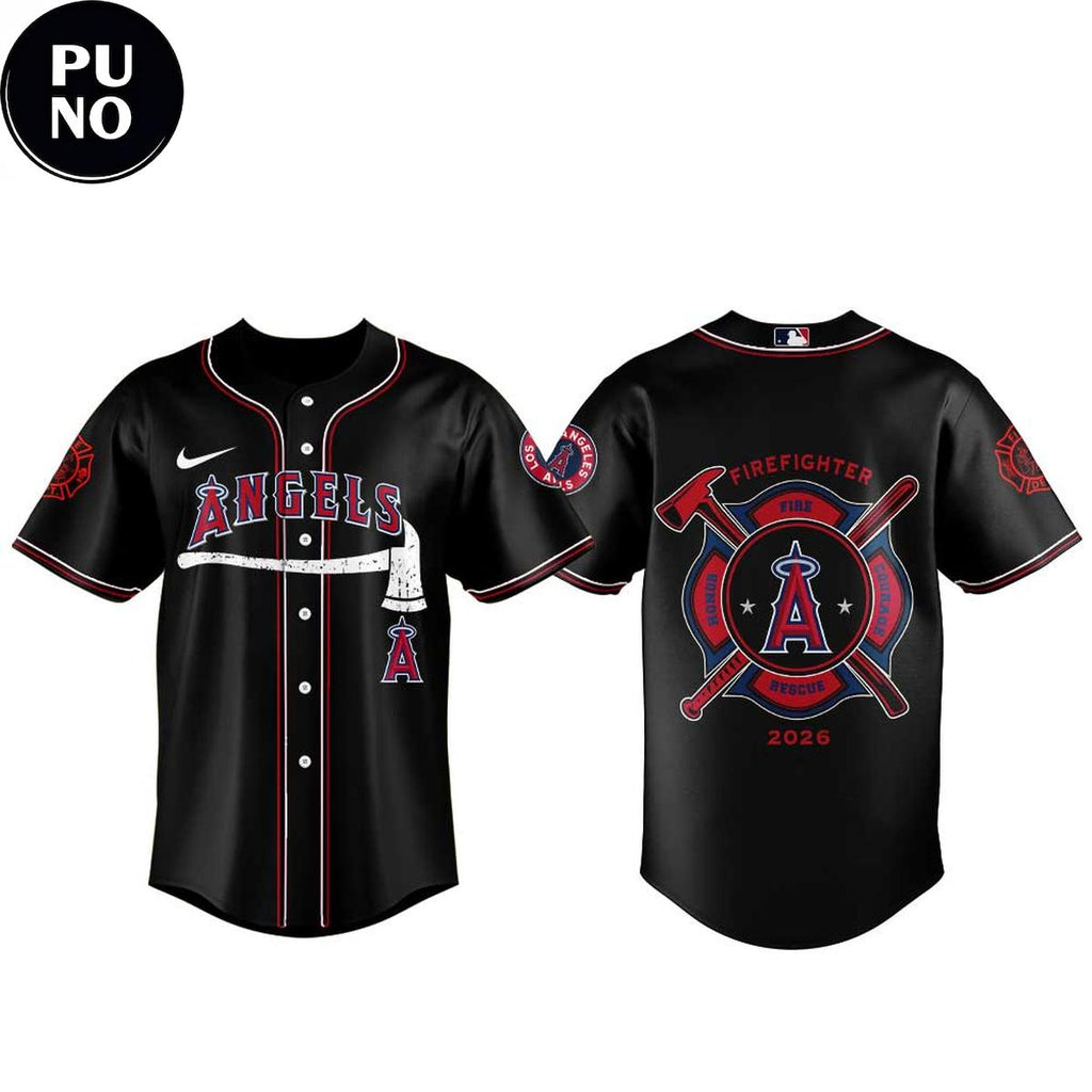 Los Angeles Angels x National Firefighter Appreciation 2026 Baseball Jersey