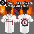 Los Angeles Angels x National Firefighter Appreciation 2026 Baseball Jersey