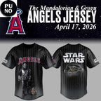 Los Angeles Angels x Star War Night 2026 The Mandalorian & Grogu Baseball Jersey