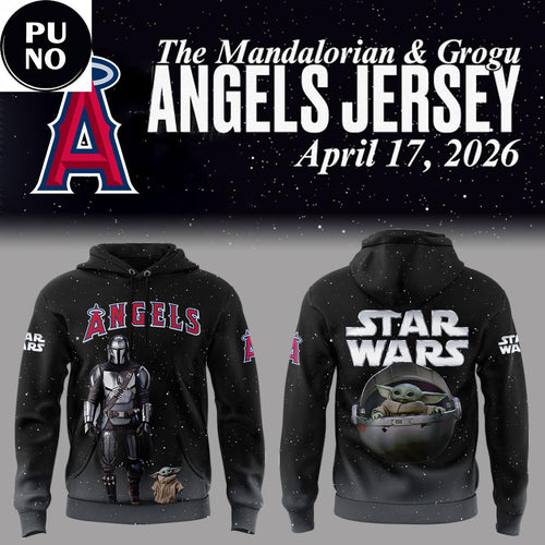 Los Angeles Angels x Star War Night 2026 The Mandalorian & Grogu Hoodie
