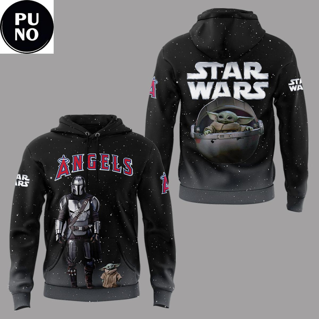 Los Angeles Angels x Star War Night 2026 The Mandalorian & Grogu Hoodie