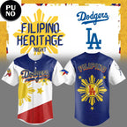 Los Angeles Dodger x Filipino Heritage Night 2026 Baseball Jersey