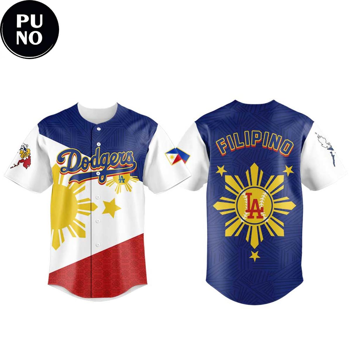 Los Angeles Dodger x Filipino Heritage Night 2026 Baseball Jersey