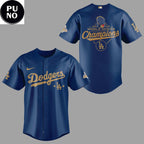 Los Angeles Dodgers 2025-26 World Series Champions Baseball Jersey