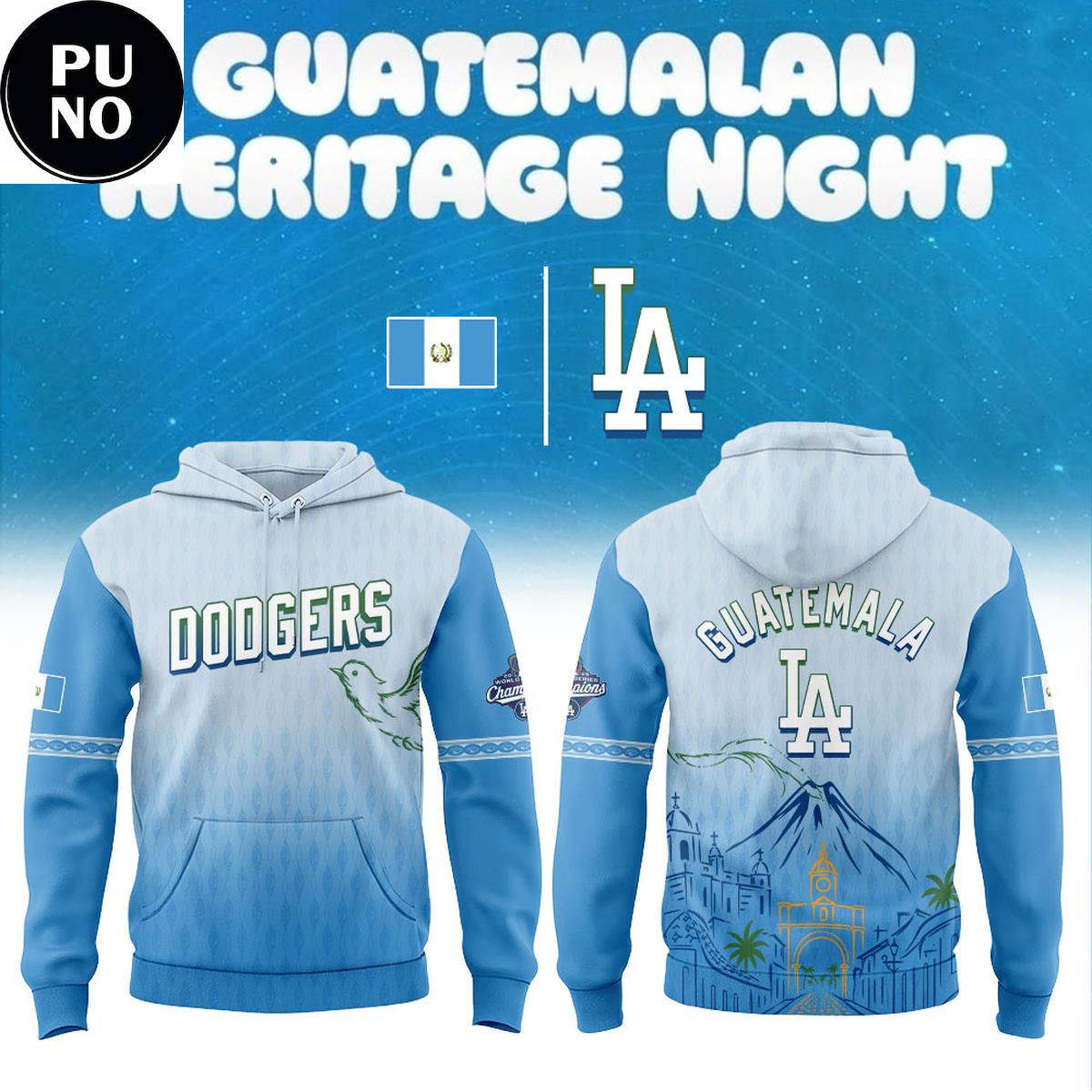 Los Angeles Dodgers 2026 Guatemalan Heritage Night Hoodie