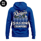 Los Angeles Dodgers 5 In A Row NL West Division Champions 2026 Hoodie T-Shirt