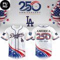 Los Angeles Dodgers America 250 Anniversary 1776-2026 Baseball Jersey