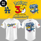 Los Angeles Dodgers Celebration 30th Pokemon 2026 New Baseball Jersey