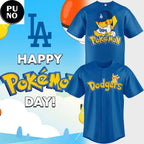 Los Angeles Dodgers Happy Pokémon Day 2026 Baseball Jersey