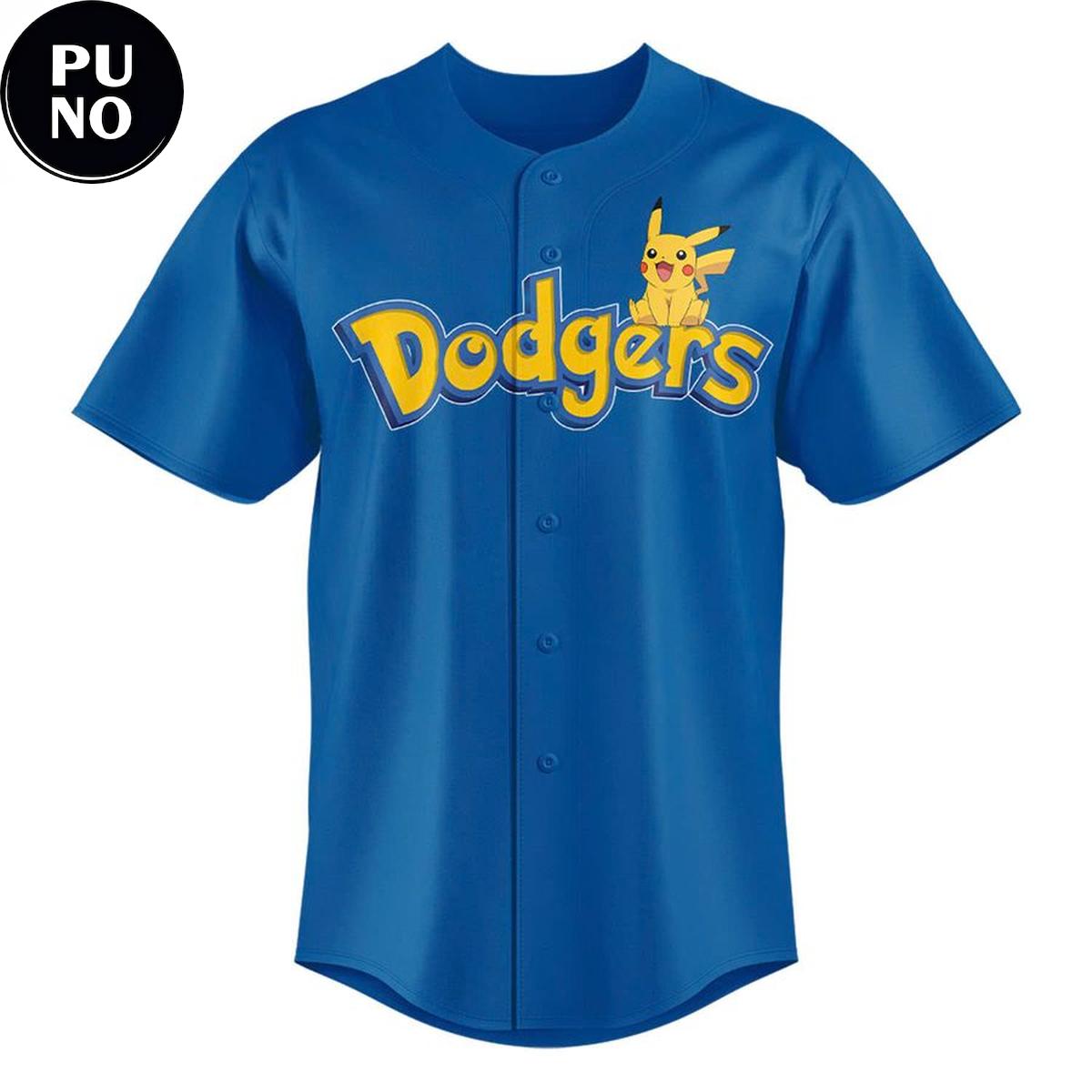 Los Angeles Dodgers Happy Pokémon Day 2026 Baseball Jersey