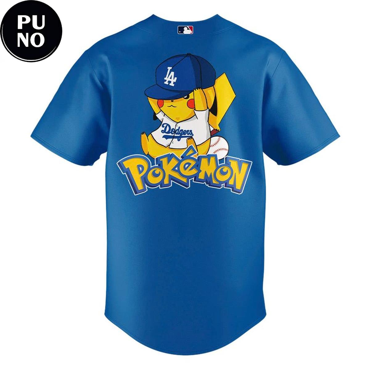 Los Angeles Dodgers Happy Pokémon Day 2026 Baseball Jersey