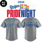 Los Angeles Dodgers LGBTQ+ Pride Night 2026 Baseball Jersey