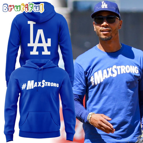 Los Angeles Dodgers MaxStrong Hoodie T-Shirt