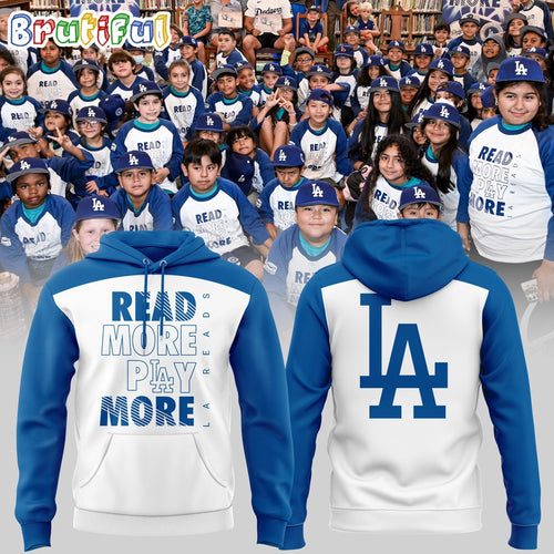 Los Angeles Dodgers Read More Play More Hoodie
