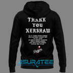 Los Angeles Dodgers Thank You Clayton Kershaw 2026 Hoodie