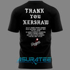 Los Angeles Dodgers Thank You Clayton Kershaw Limited Edition Shirt
