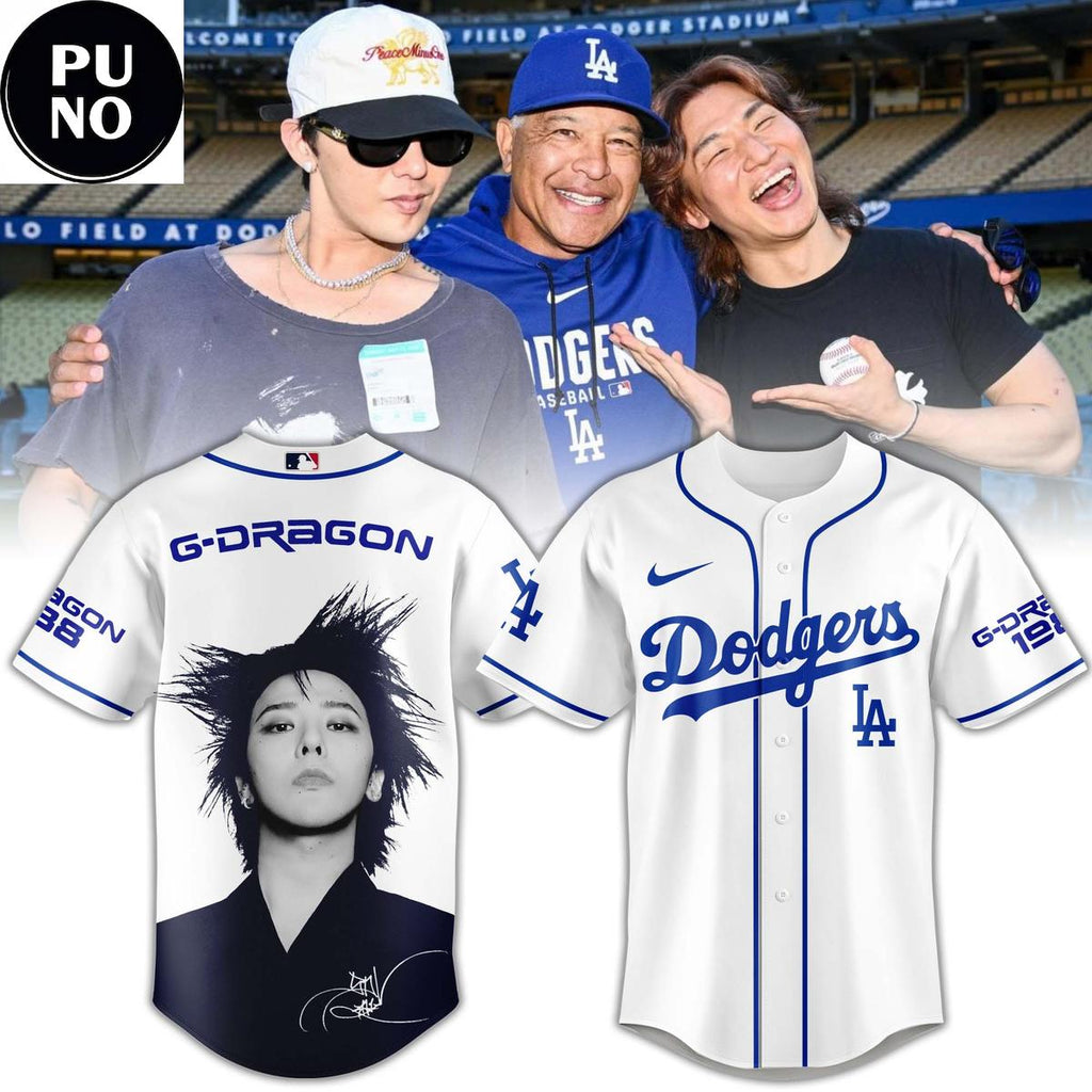 Los Angeles Dodgers x BIGBANG 2026 Personalized Baseball Jersey